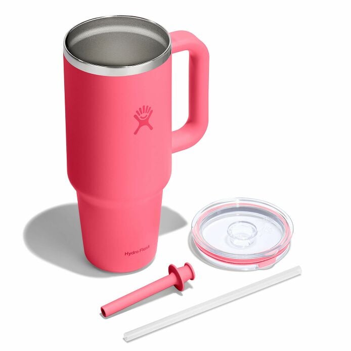 40-oz-travel-tumbler-m0 tt40pscc668-40-oz-travel-tumbler-clear-lid-popstar-pink-exploded.jpg